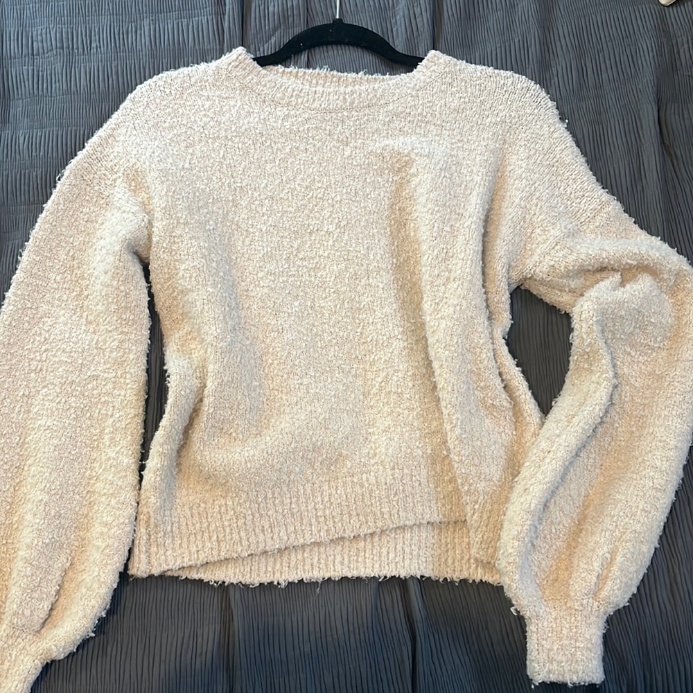 Cream sweater